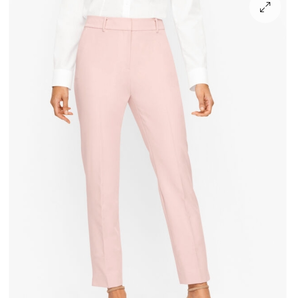 Classic Worthington Petite Pink Ankle Trousers Size 14P